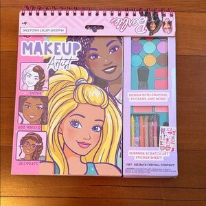 Barbie Makeup Artist Set with Pink and Teal Accents
